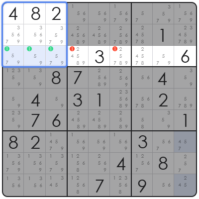 x wing sudoku technique